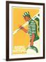 German Soccer Match-null-Framed Art Print