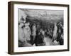 German Soldiers at a Concert in a Cave, France, World War I, 1915-null-Framed Giclee Print