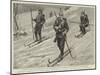 German Soldiers at Snow-Shoe Practice at Goslar in the Harz Mountains-null-Mounted Giclee Print