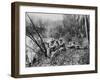 German Soldiers at the Edge of the River Aisne, France, 1915-null-Framed Giclee Print