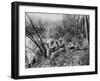German Soldiers at the Edge of the River Aisne, France, 1915-null-Framed Giclee Print