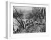 German Soldiers at the Edge of the River Aisne, France, 1915-null-Framed Giclee Print