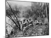 German Soldiers at the Edge of the River Aisne, France, 1915-null-Mounted Giclee Print