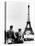 German Soldiers at the Eiffel Tower, Paris, June 1940-null-Stretched Canvas