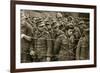 German Soldiers Captured after the Fighting at Mortain and Falaise, 1944-English Photographer-Framed Giclee Print