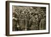 German Soldiers Captured after the Fighting at Mortain and Falaise, 1944-English Photographer-Framed Giclee Print