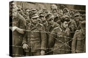 German Soldiers Captured after the Fighting at Mortain and Falaise, 1944-English Photographer-Stretched Canvas
