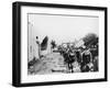 German Soldiers Entering into Belgium During World War I-Robert Hunt-Framed Photographic Print