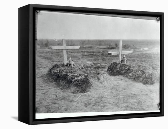 German Soldiers' Graves-null-Framed Stretched Canvas