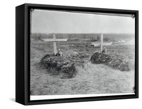 German Soldiers' Graves-null-Framed Stretched Canvas