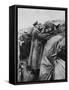 German Soldiers in a Trench, World War I, 1915-null-Framed Stretched Canvas
