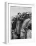 German Soldiers in a Trench, World War I, 1915-null-Framed Giclee Print