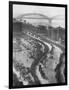 German Soldiers in Dusseldorf, 1936-null-Framed Photographic Print