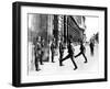 German Soldiers on Guard Duty Outside the Hotel Crillon, Paris, 7 October 1940-null-Framed Photographic Print