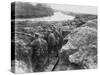 German Soldiers on the Aisne, Western Front During World War I-Robert Hunt-Stretched Canvas