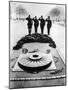 German Soldiers Saluting the Tomb of the Unknown Soldier, Paris, December 1940-null-Mounted Photographic Print