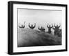 German Soldiers Surrendering with Raised Arms Shortly After the Allied D-Day Invasion of France-null-Framed Photographic Print