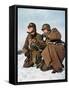 German Soldiers, World War II, 1942-null-Framed Stretched Canvas