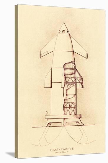 German Space Shuttle Study, 1951-Detlev Van Ravenswaay-Stretched Canvas