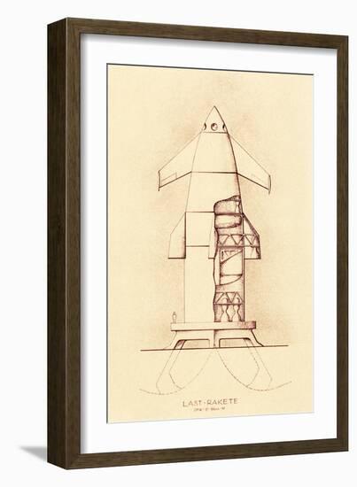 German Space Shuttle Study, 1951-Detlev Van Ravenswaay-Framed Photographic Print