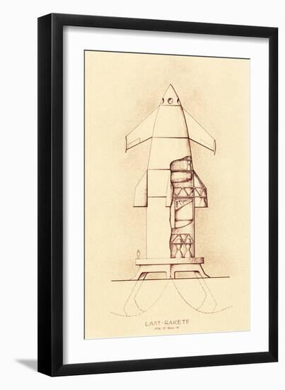 German Space Shuttle Study, 1951-Detlev Van Ravenswaay-Framed Photographic Print