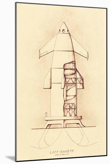 German Space Shuttle Study, 1951-Detlev Van Ravenswaay-Mounted Photographic Print