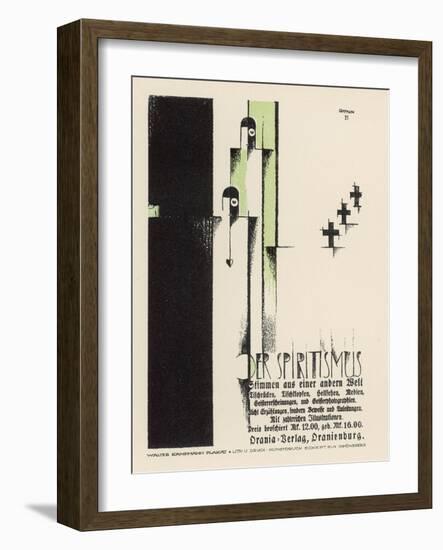 German Spiritualist Book-W. Kampmann-Framed Art Print