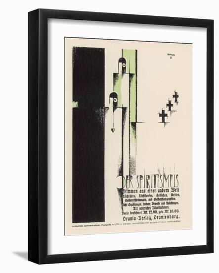 German Spiritualist Book-W. Kampmann-Framed Art Print