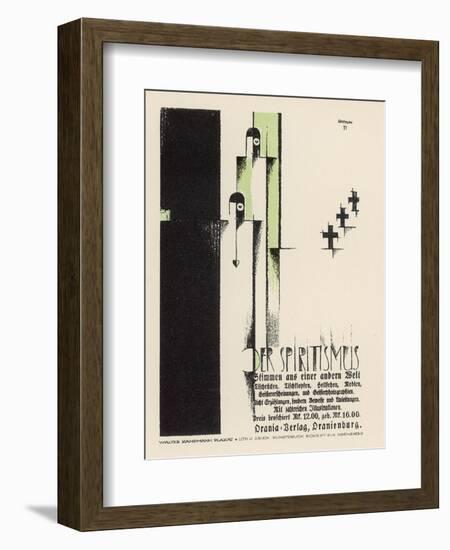 German Spiritualist Book-W. Kampmann-Framed Art Print