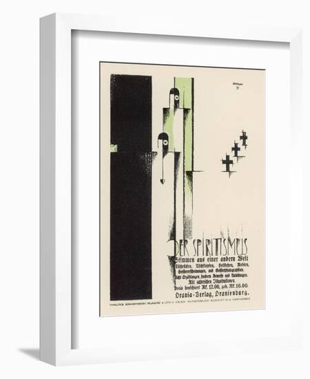 German Spiritualist Book-W. Kampmann-Framed Art Print