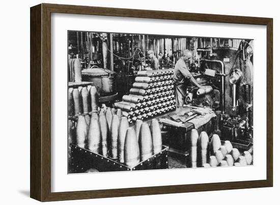 German State Munition Factory, World War I, 1917-null-Framed Giclee Print