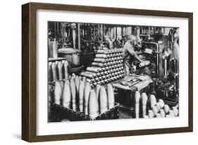 German State Munition Factory, World War I, 1917-null-Framed Giclee Print