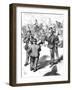 German Street Band, 1870-Frederick Barnard-Framed Art Print