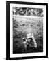 German Sturmtruppen Soldier in Training Throwing Hand Grenades-null-Framed Giclee Print