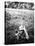 German Sturmtruppen Soldier in Training Throwing Hand Grenades-null-Stretched Canvas