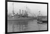 German Submarine at Brooklyn Navy Yard Site-null-Framed Photographic Print