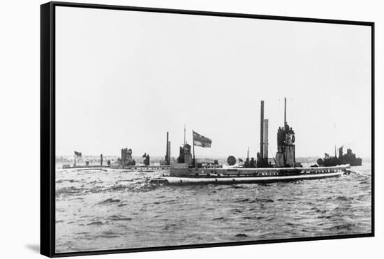 German Submarine Flotilla-null-Framed Stretched Canvas