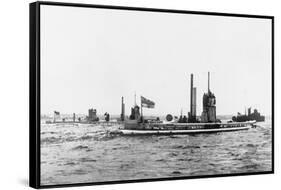 German Submarine Flotilla-null-Framed Stretched Canvas