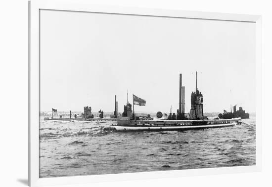 German Submarine Flotilla-null-Framed Photographic Print