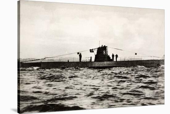 German Submarine U-8, a Type Iib U-Boat of the German Kriegsmarine-null-Stretched Canvas