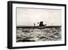 German Submarine U-8, a Type Iib U-Boat of the German Kriegsmarine-null-Framed Photographic Print