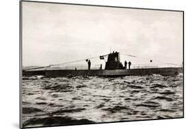 German Submarine U-8, a Type Iib U-Boat of the German Kriegsmarine-null-Mounted Photographic Print