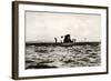 German Submarine U-8, a Type Iib U-Boat of the German Kriegsmarine-null-Framed Photographic Print