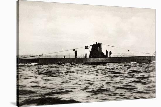 German Submarine U-8, a Type Iib U-Boat of the German Kriegsmarine-null-Stretched Canvas