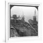 German Submarines Secured in a Channel Port, C1918-C1919-null-Framed Photographic Print