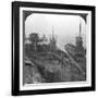 German Submarines Secured in a Channel Port, C1918-C1919-null-Framed Photographic Print