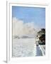 German Tank Fighting in the Snow, Russia, January 1943-null-Framed Giclee Print