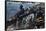 German Tank Fording a River, Russia, 1941-null-Framed Stretched Canvas