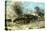 German Tank in Action on the Russian Front, World War II, 1942-1943-null-Stretched Canvas