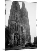 German Tank in Front of Cathedral-Harold Spiegman-Mounted Photographic Print